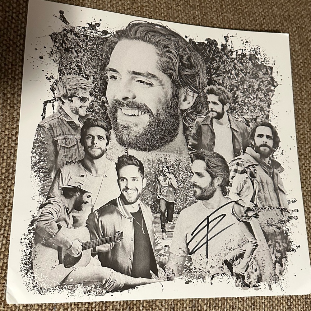 Thomas Rhett Signed Print